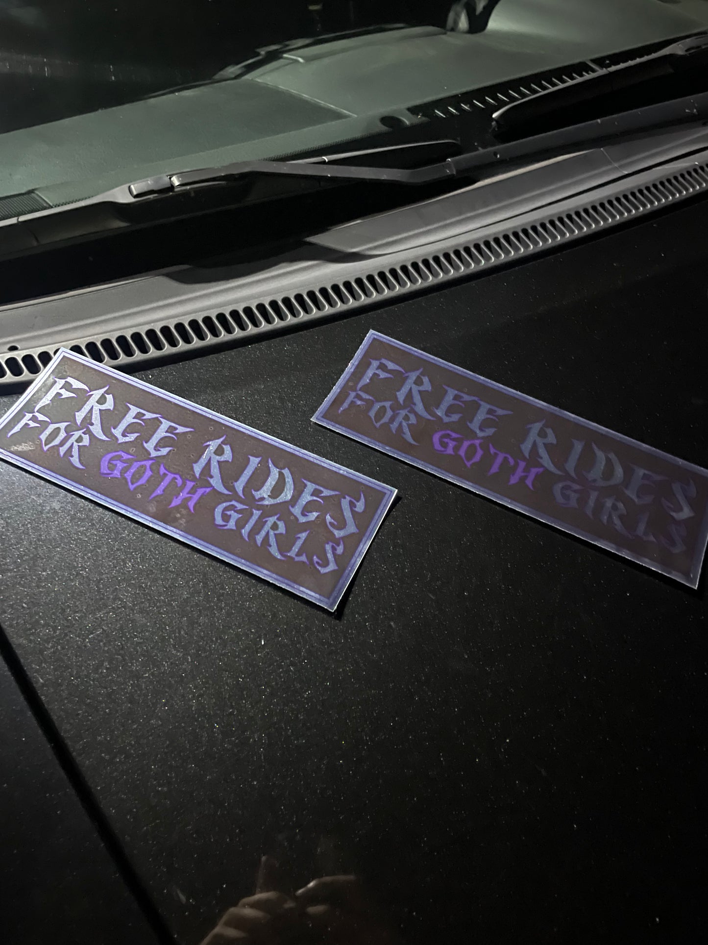 Slap Sticker "Goth girlsβ