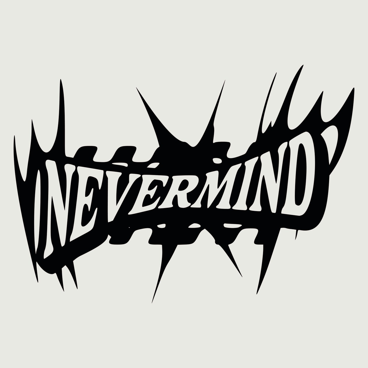 Sticker "Nevermind"