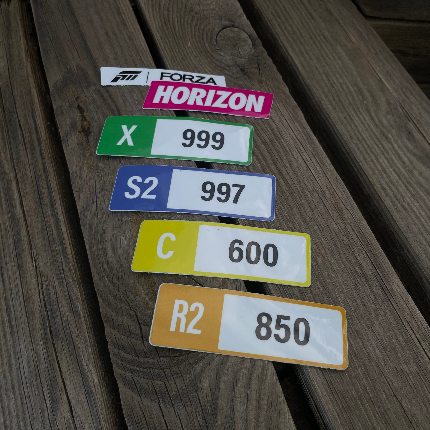 FORZA STICKERS