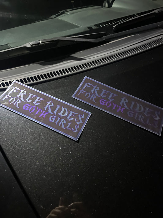 Slap Sticker "Goth girls”