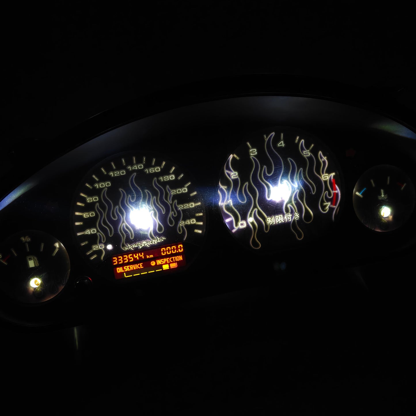E36 Dials "Flame"
