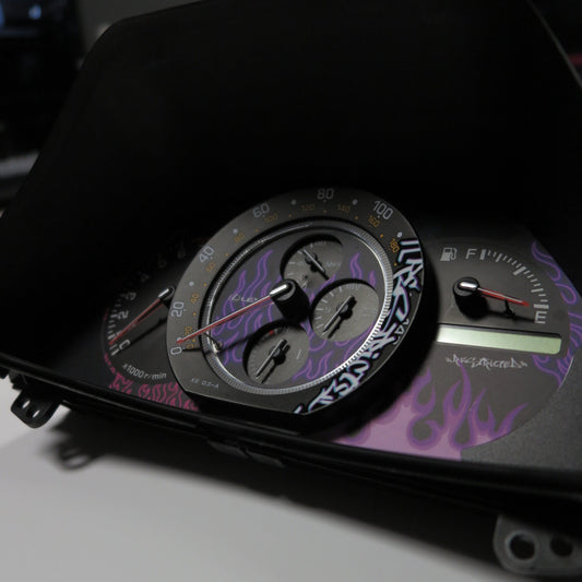 IS200/300 Cluster overlay " Purple Flames"