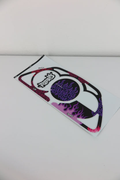 IS200/300 Cluster overlay " Purple Flames"
