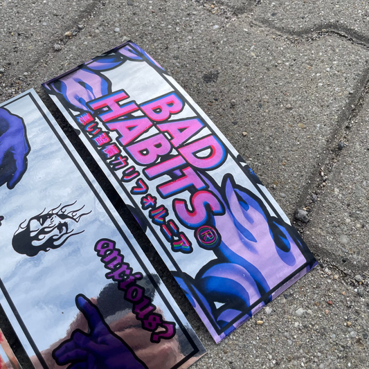 Slap Sticker "bad habits"