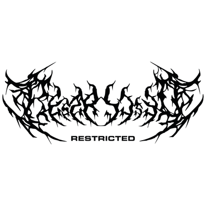 Restricted (metal logo)