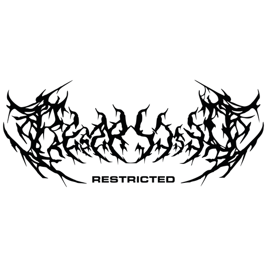 Restricted (metal logo)