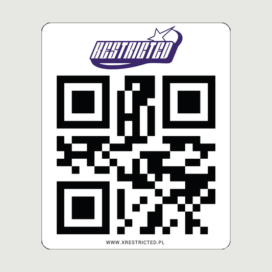 Naklejka z kodem qr