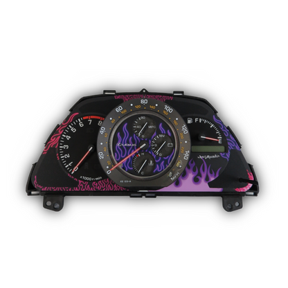 IS200/300 Cluster overlay " Purple Flames"