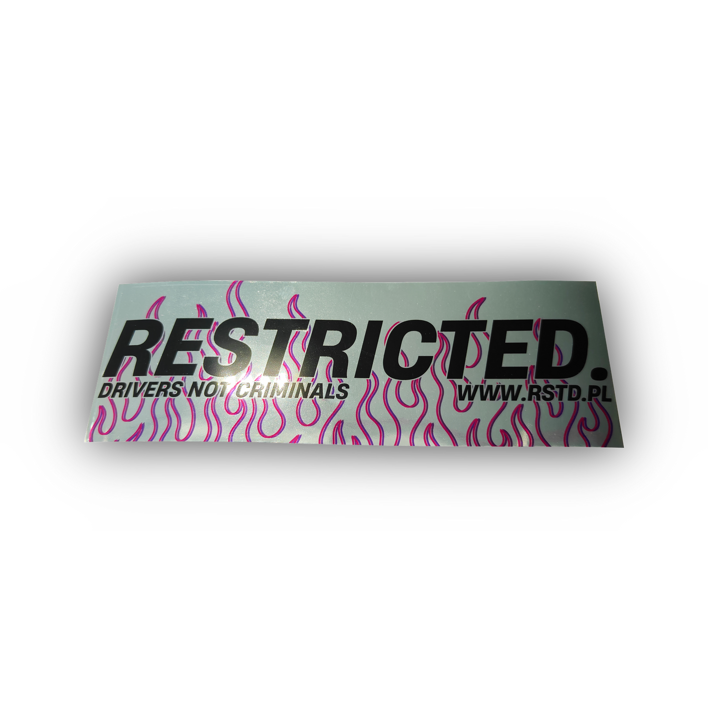 Slap Sticker "RESTRICTED."